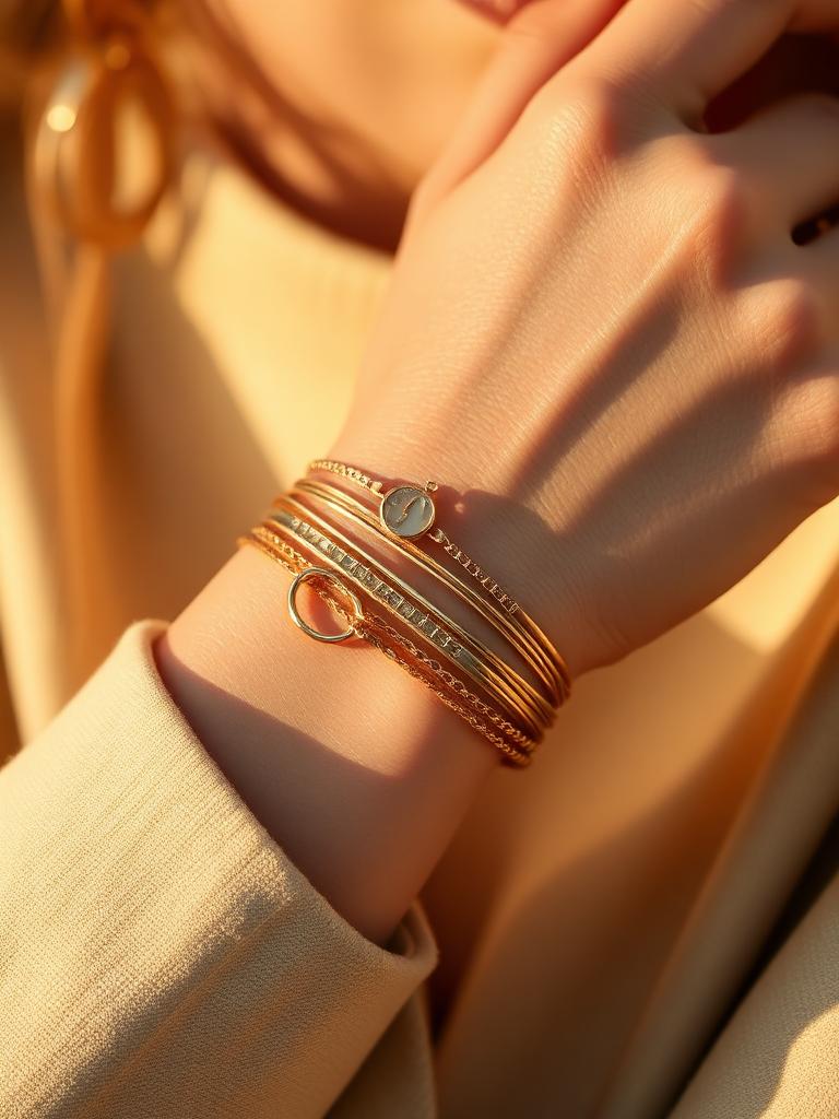 Pulseiras delicadas